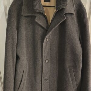 Hugo Boss Charcoal Pea Coat